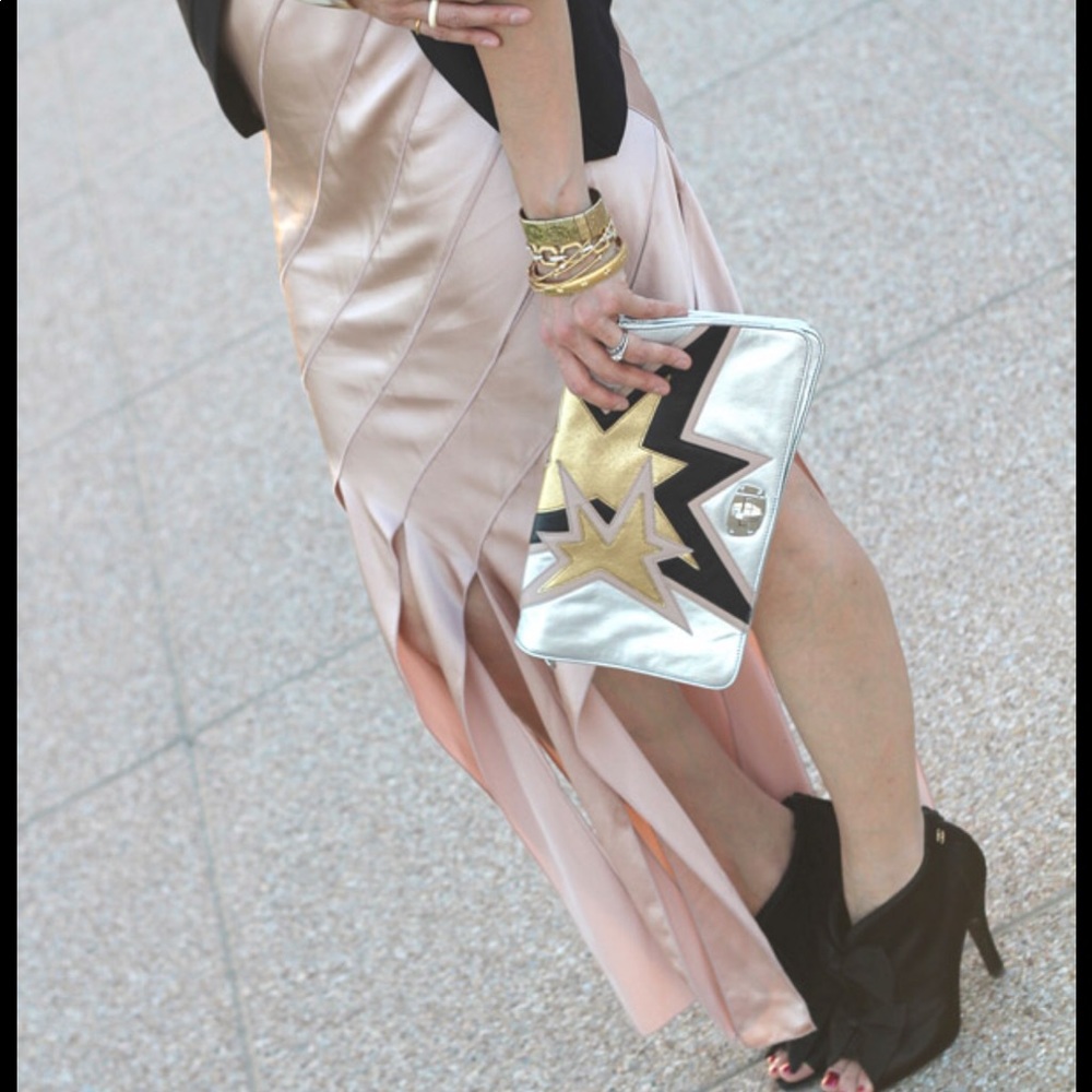 SOLD. Alexander Wang Silk Streamer Dress - Picture 2 of 12